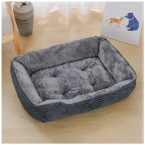 Lit carré pour chiens, animaux de compagnie,