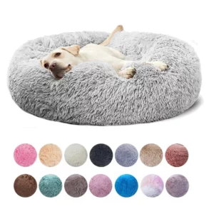 Lit pour chat super doux en peluche, lavable, pleine taille, lit