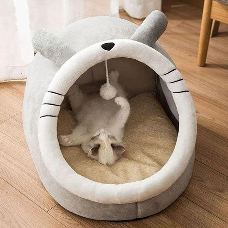 Tente pour animaux de compagnie, grotte pour chats, petits chiens.