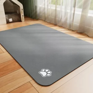 Tapis d'alimentation pour animaux de compagnie, tapis absorbant pour chien et chat, pour aliments et eau, napperons faciles à nettoyer, tapis pour chien à séchage rapide pour buveurs en désordre