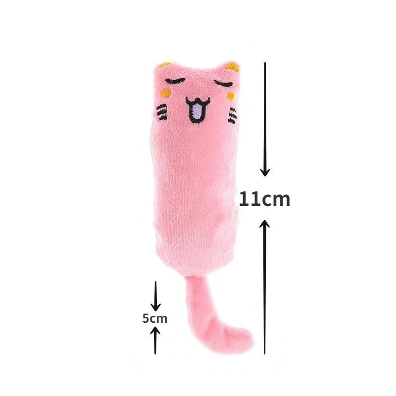 Jouet pour animaux de compagnie, son de bruissement, herbe-aux-chats, fournitures pour chats, jouets mignons pour chaton, meulage des dents, oreiller en peluche pour chat, produits pour animaux de compagnie – Image 6