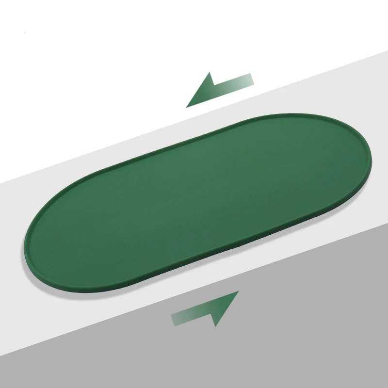 Tapis de bol en Silicone pour animaux de compagnie, napperon imperméable, prévention des déversements, nourriture pour chien et chat, tapis d'alimentation pour chaton, bol pour animaux de compagnie, plateau – Image 4