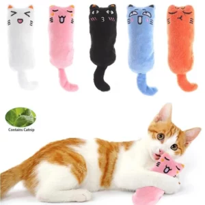 Jouet pour animaux de compagnie, son de bruissement, herbe-aux-chats, fournitures pour chats, jouets mignons pour chaton, meulage des dents, oreiller en peluche pour chat, produits pour animaux de compagnie