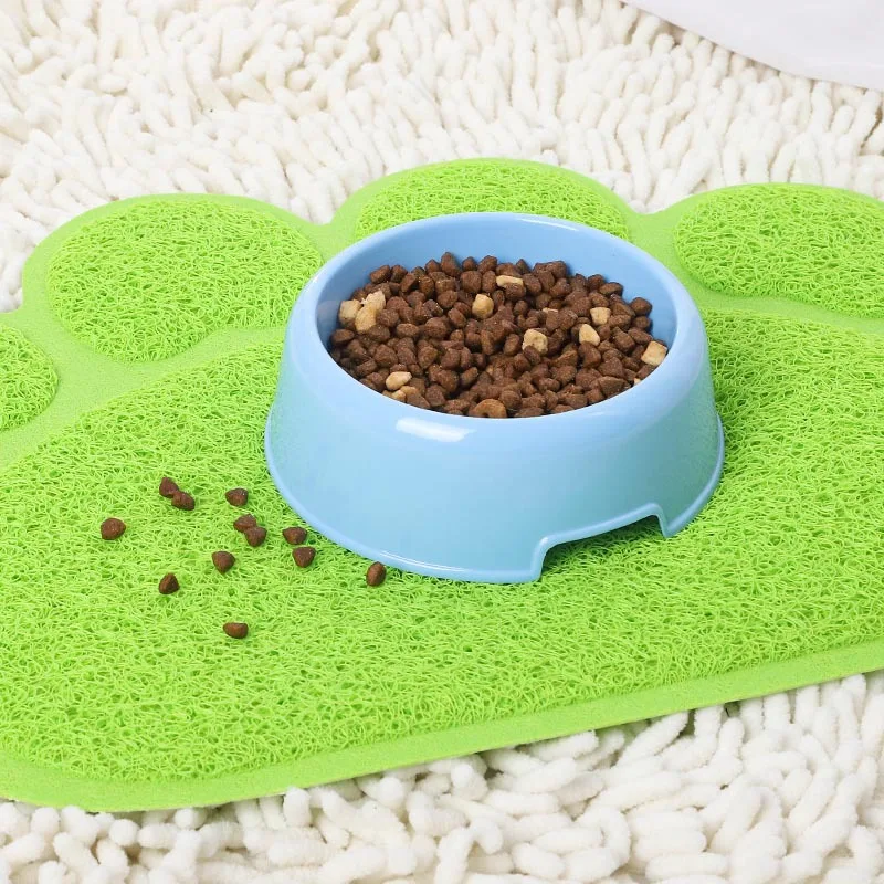 Tapis de litière pour chat, coussin de repas pour animaux de compagnie, Anti-saleté, empêche le coussin glissant, Anti-brouillage des pieds, tapis de sable, Cage pour chat, tapis pour chien – Image 3
