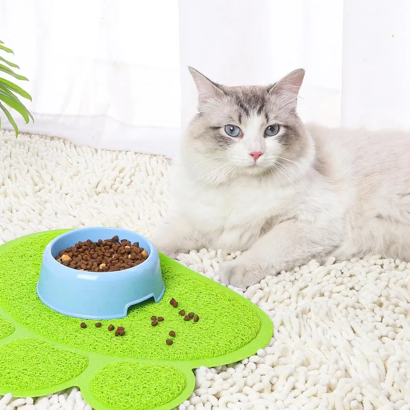 Tapis de litière pour chat, coussin de repas pour animaux de compagnie, Anti-saleté, empêche le coussin glissant, Anti-brouillage des pieds, tapis de sable, Cage pour chat, tapis pour chien – Image 4