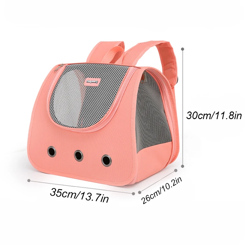 Sac à dos pliable pour chat, Portable, respirant, double épaule, pour chiot, à la mode et pour animaux de compagnie – Image 3