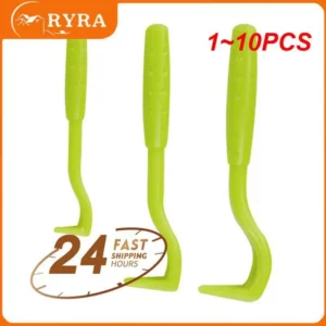 Kit d'outils pour enlever les puces pour animaux de compagnie, 1 à 10 pièces, dissolvant de crochet à gratter en plastique, fournitures de toilettage pour animaux de compagnie, chat, chien, cueilleur de tiques, accessoires pour animaux de compagnie